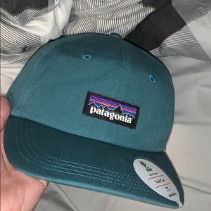 Teal patagonia hat